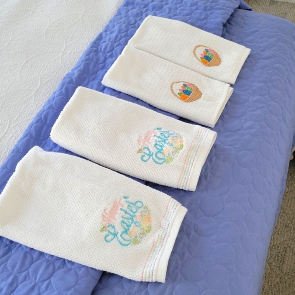 Cucina Kassatex Towels - 4 Easter